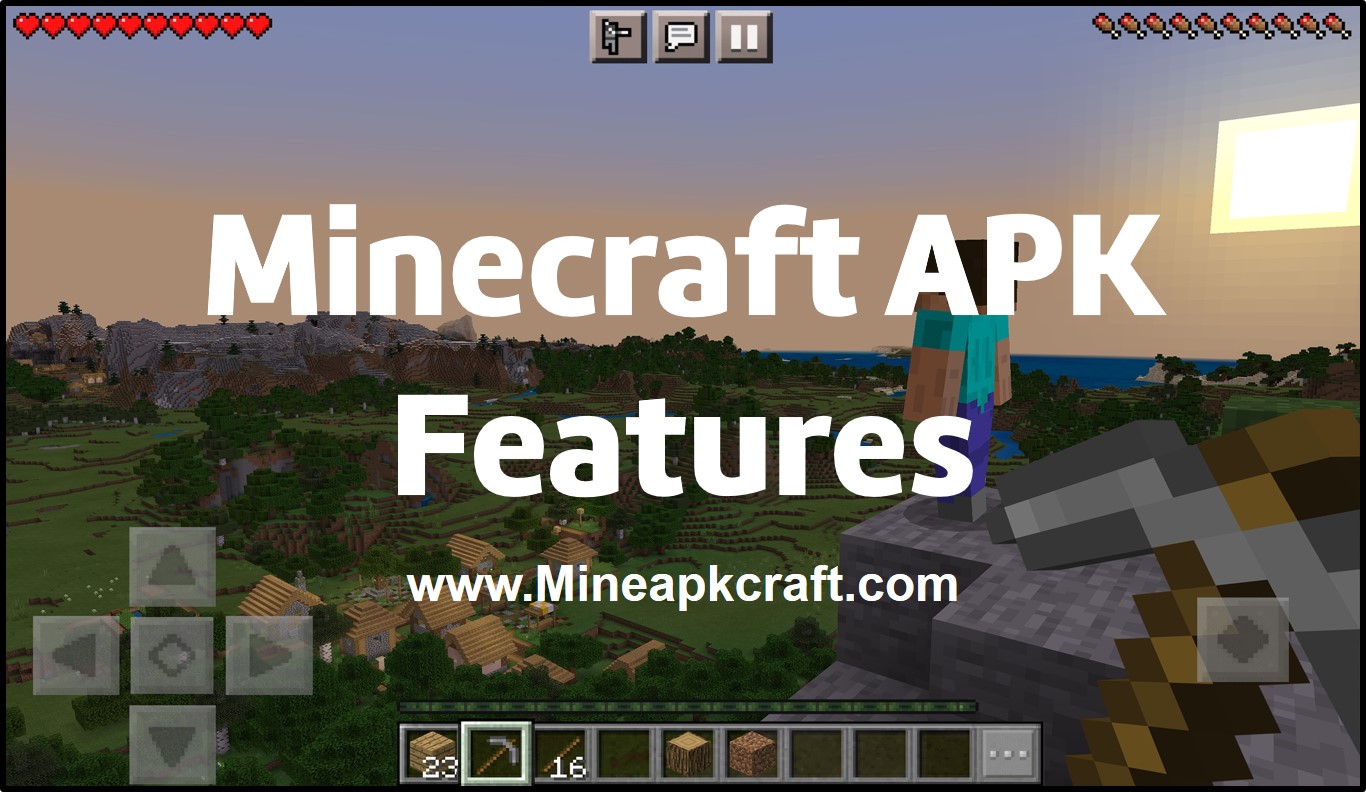 minecraft apk features